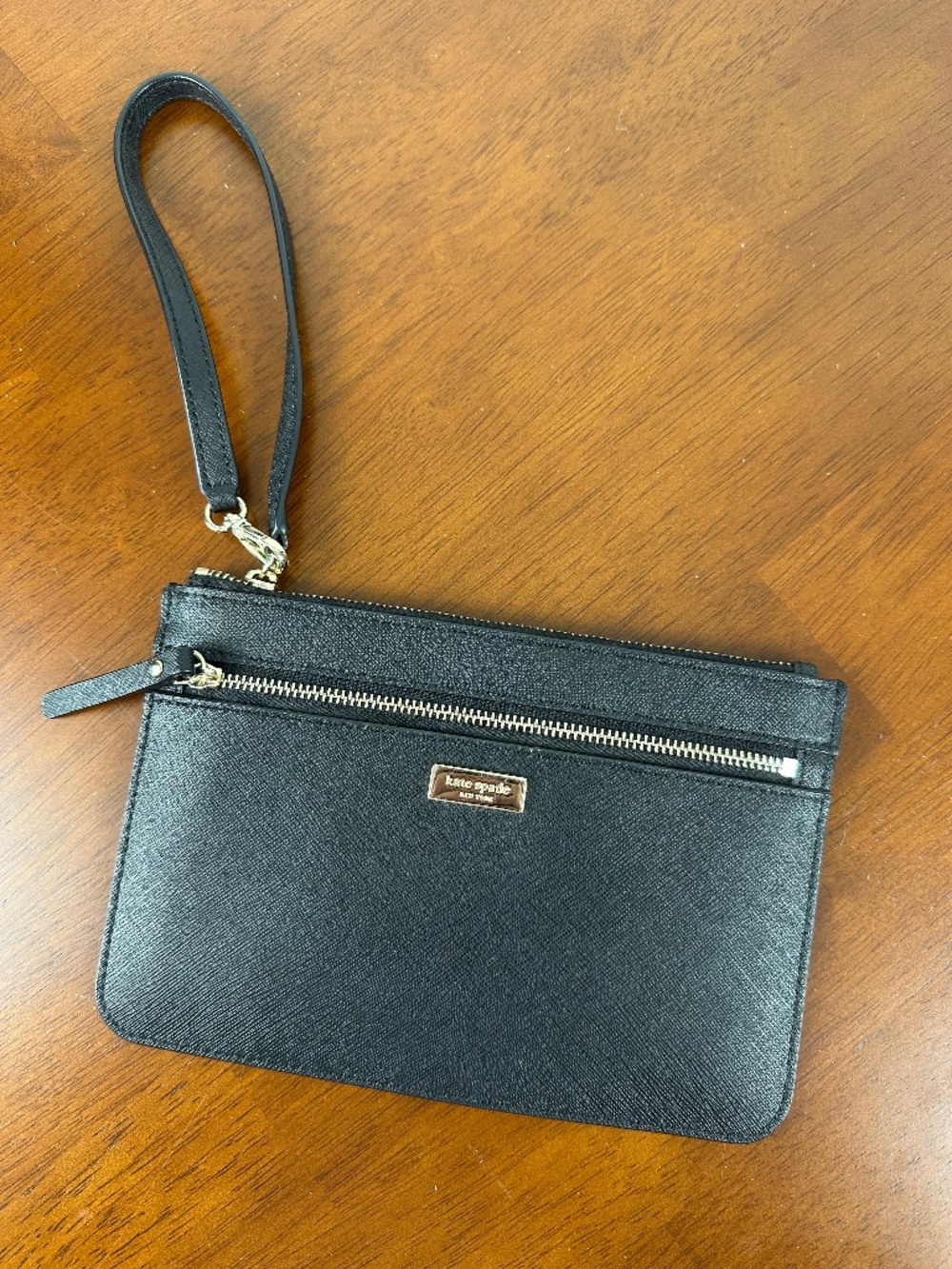 Kate Spade Laurel Way Tinie Black Wristlet Wallet